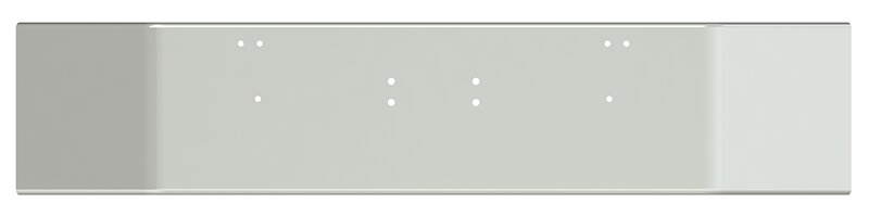 BUMPER FOR KENWORTH T800W 1988-2005 18" OPEN END CHROME WITH EXTERIOR BOLT ON HITCH HOLES