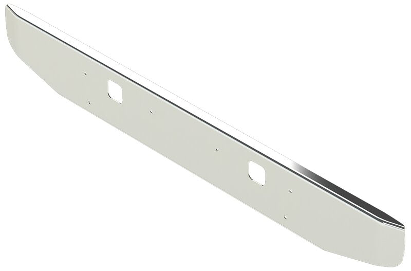 BUMPER FOR KENWORTH W900S 2008-2022 12" TAPER ROLLED END CHROME WITH TOW HOLE