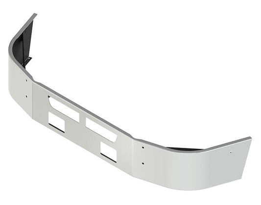 BUMPER FOR KENWORTH T660 2008-2017 12" TO 14" SETBACK AXLE CHROME