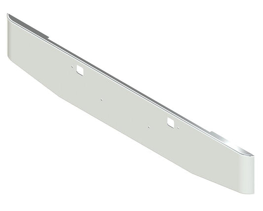 BUMPER FOR KENWORTH W900B 2011-2022 16" TAPER ROLLED END CHROME WITH TOW HOLE