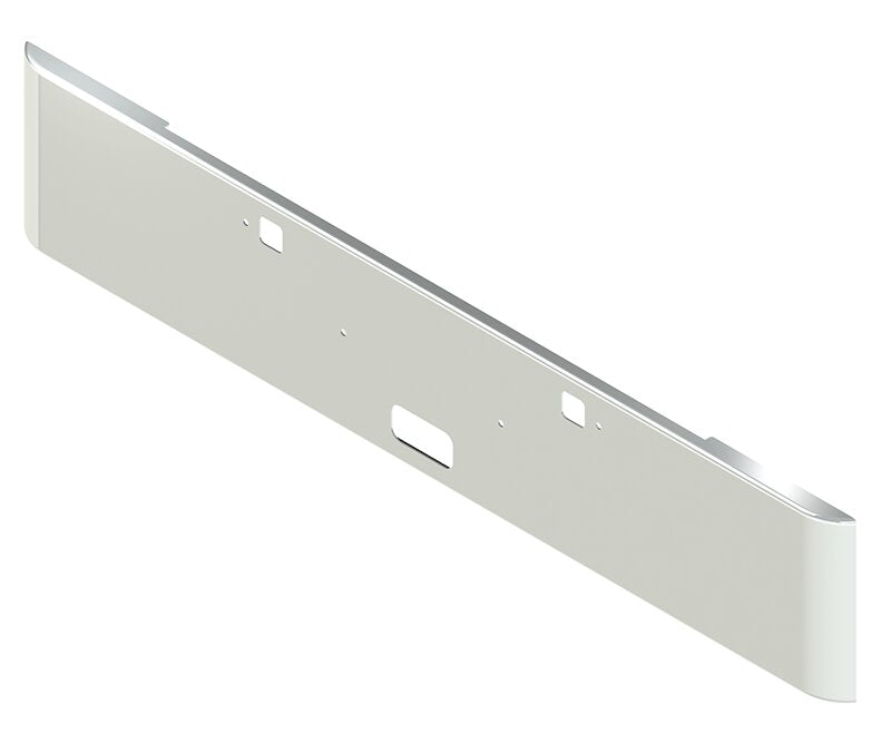 BUMPER FOR KENWORTH W900B 2011-2022 18" SQUARE ROLLED END CHROME