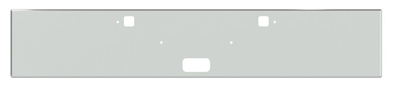 BUMPER FOR KENWORTH W900B 2011-2022 18" BOXED END CHROME