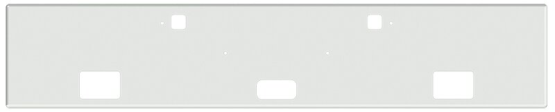 BUMPER FOR KENWORTH W900B 2011-2022 18" BOXED END CHROME