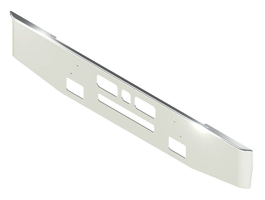 BUMPER FOR MACK WESTERN CONTRACTOR, RD688, RD690 1989-2001 16" TAPER ROLLED END CHROME WITH TOW HOLE & VENT HOLES