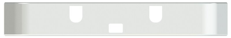 BUMPER FOR MACK CH SERIES SET FORWARD AXLE 1994-2004 12" SET FORWARD AXLE CHROME