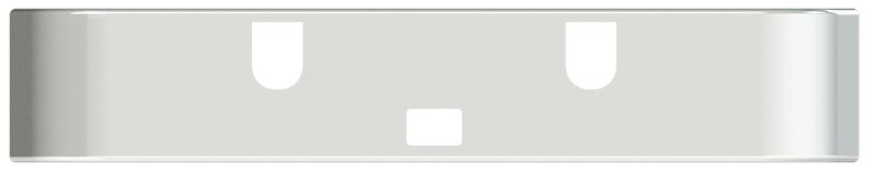 BUMPER FOR MACK CH SERIES SET FORWARD AXLE 1994-2004 16" SET FORWARD AXLE CHROME