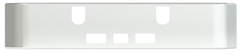 BUMPER FOR MACK CH SERIES SET FORWARD AXLE 1994-2004 18" SET FORWARD AXLE CHROME