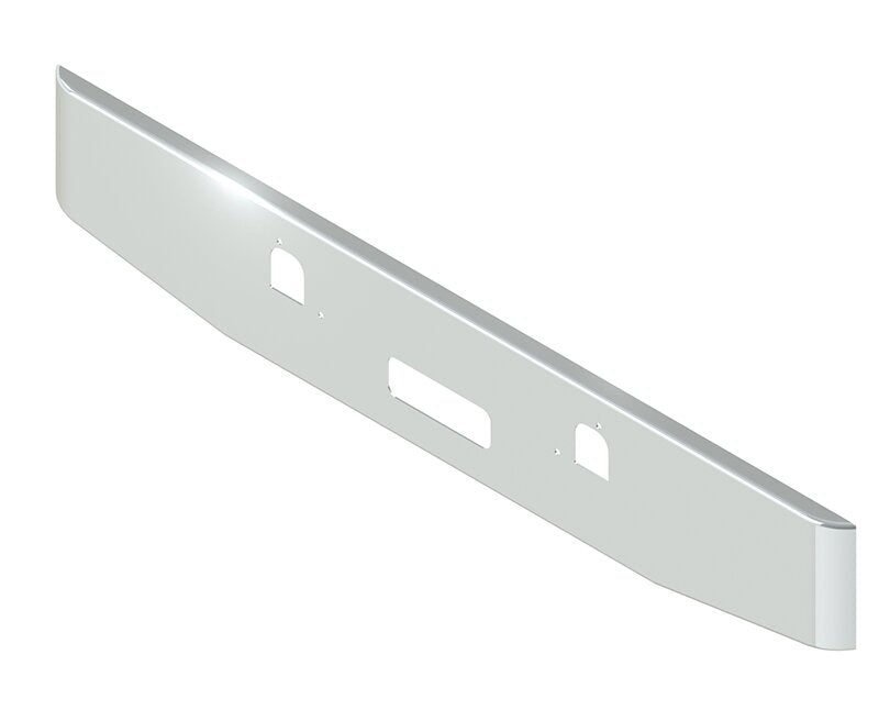 BUMPER FOR MACK GRANITE, BRIDGE FORMULA 2003-2007 16" TAPER ROLLED END CHROME