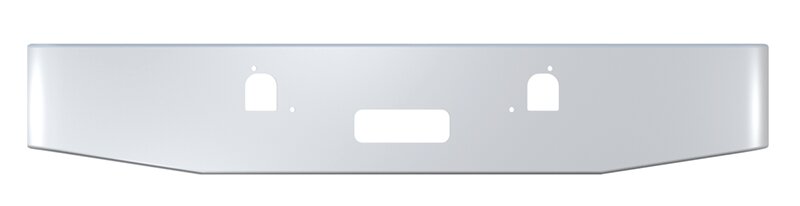 BUMPER FOR MACK GRANITE, BRIDGE FORMULA 2003-2007 16" TAPER ROLLED END CHROME