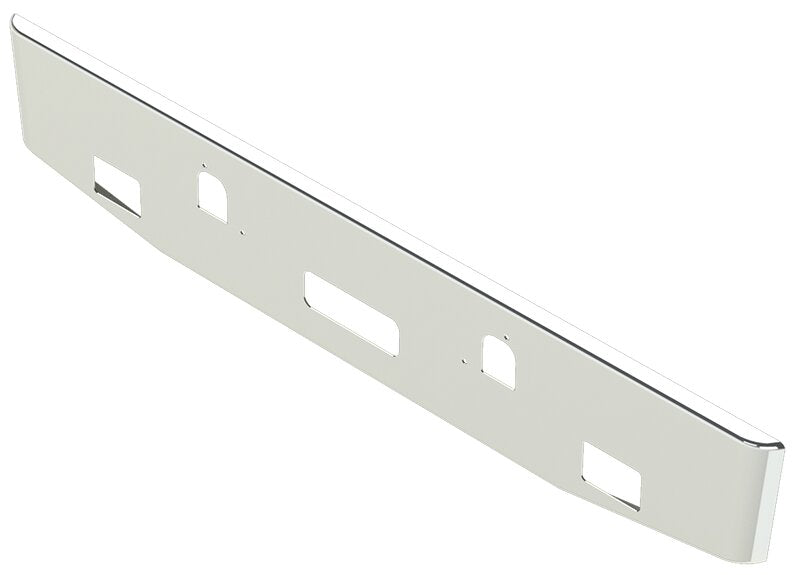 BUMPER FOR MACK GRANITE, BRIDGE FORMULA 2003-2007 16" TAPER ROLLED END CHROME