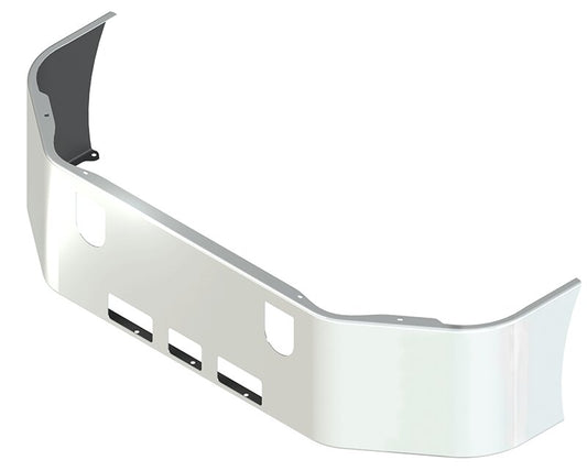 BUMPER FOR MACK CX SERIES, VISION SETBACK AXLE 2001-2004 20" SETBACK AXLE CHROME