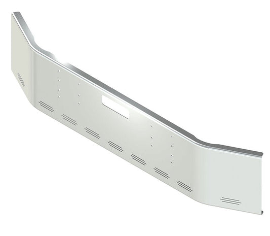 BUMPER FOR MACK CV SERIES, RD688DM 2003-2007 18" OPEN END CHROME WITH TOW HOLE AND SLOTTED HOLES FOR 9 HIDDEN LIGHTS