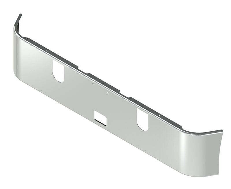 BUMPER FOR MACK CH SERIES SET FORWARD AXLE 2005-2022 18" SET FORWARD AXLE CHROME