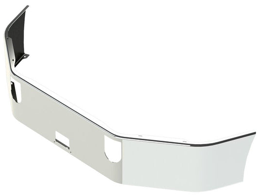 BUMPER FOR MACK CXU SERIES SETBACK AXLE 2008-2022 & ANTHEM SETBACK AXLE 2017-2022 16" SETBACK AXLE CHROME