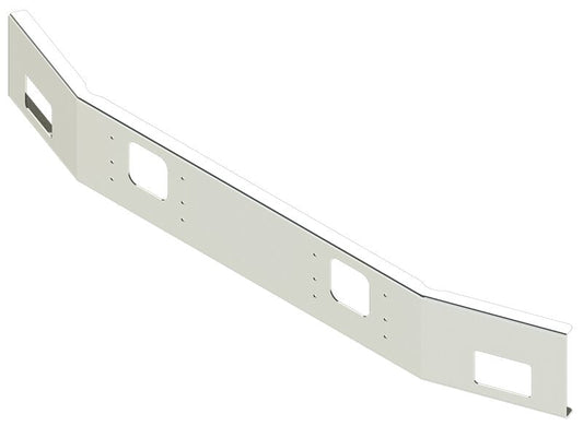 BUMPER FOR MACK GRANITE, CTP713, GU713 2007-2022 12" OPEN END CHROME