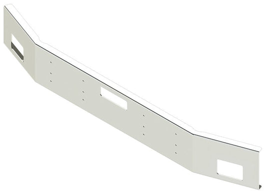 BUMPER FOR MACK GRANITE, CTP713, GU713 2007-2022 12" OPEN END CHROME