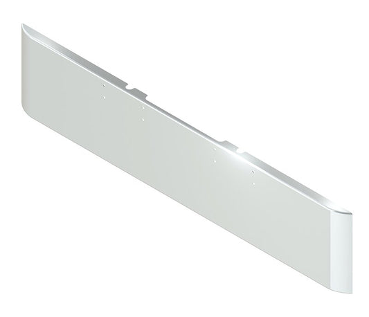 BUMPER FOR PETERBILT 352 CABOVER 1967-1980 & 359 CONVENTIONAL 1967-1986 20" SQUARE ROLLED END CHROME WITH MOUNTING HOLES ONLY