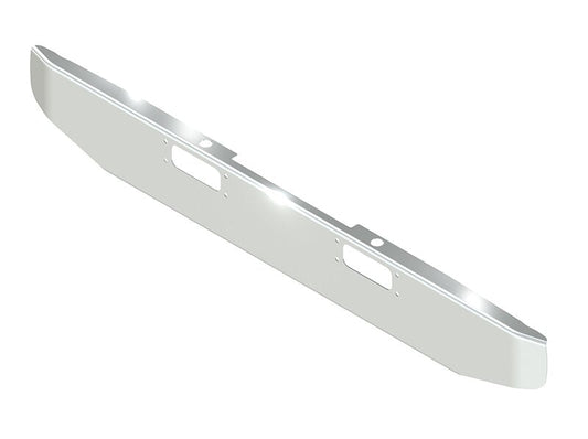 BUMPER FOR PETERBILT 352 CABOVER 1967-1980 & 359 CONVENTIONAL 1967-1986 12" TAPER ROLLED END CHROME WITH TOW HOLE