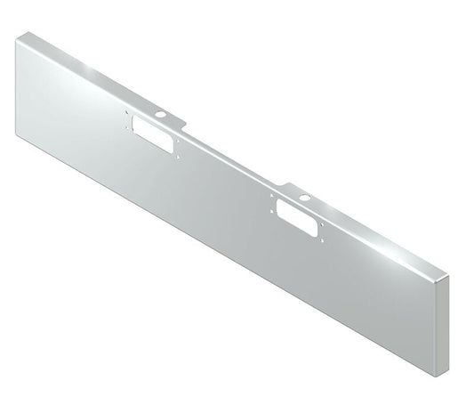 BUMPER FOR PETERBILT 352 CABOVER 1967-1980 & 359 CONVENTIONAL 1967-1986 18" BOXED END CHROME WITH TOW HOLE