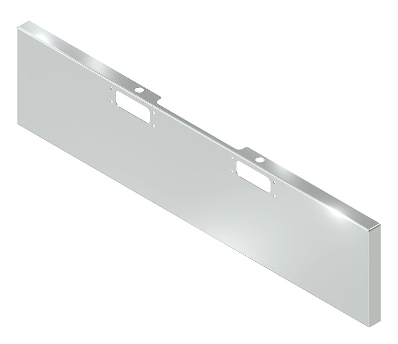 BUMPER FOR PETERBILT 352 CABOVER 1967-1980 & 359 CONVENTIONAL 1967-1986 22" BOXED END CHROME WITH TOW HOLE