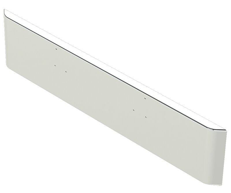 BUMPER FOR PETERBILT 379, 378, 357 1987-2007 20" SQUARE ROLLED END CHROME WITH MOUNTING HOLES ONLY