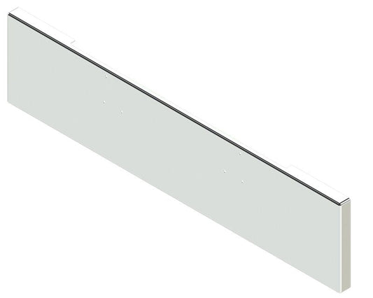 BUMPER FOR PETERBILT 379, 378, 357 1987-2007 22" BOXED END CHROME WITH MOUNTING HOLES ONLY