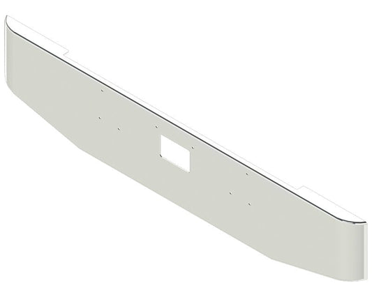 BUMPER FOR PETERBILT 379, 378, 357 1987-2007 18" TAPER HAND FORM CHROME WITH TOW HOLE