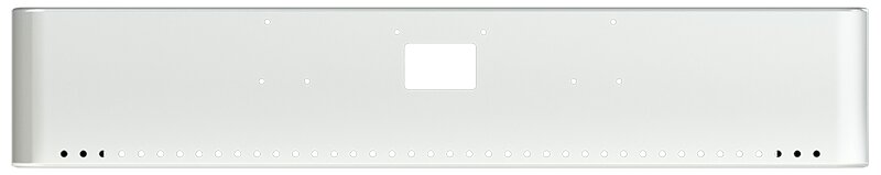 BUMPER FOR PETERBILT 379, 378, 357 1987-2007 18" SQUARE ROLLED END CHROME WITH TOW HOLE, LIGHT HOLES