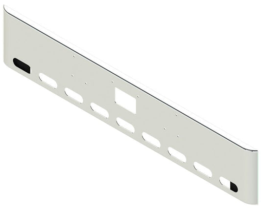 BUMPER FOR PETERBILT 379, 378, 357 1987-2007 WITH TOW HOLE AND 9 OVAL HOLES