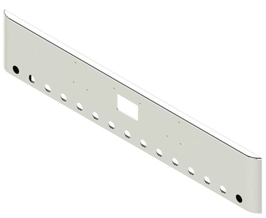 BUMPER FOR PETERBILT 379, 378, 357 1987-2007 WITH TOW HOLE AND 15 HOLES FOR 2" LIGHTS