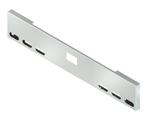 BUMPER FOR PETERBILT 379, 378, 357 1987-2007 16" BOXED END CHROME WITH TOW HOLE, LIGHT HOLES