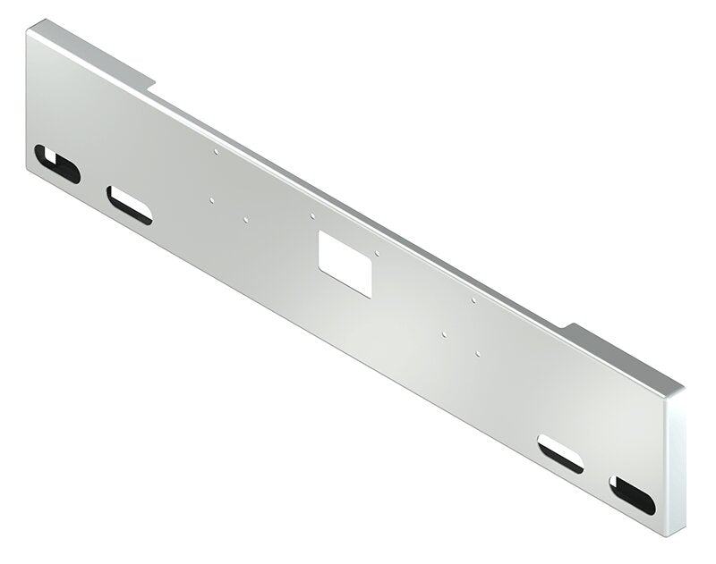 BUMPER FOR PETERBILT 379, 378, 357 1987-2007 18" BOXED END CHROME WITH TOW HOLE AND 4 OVAL HOLES