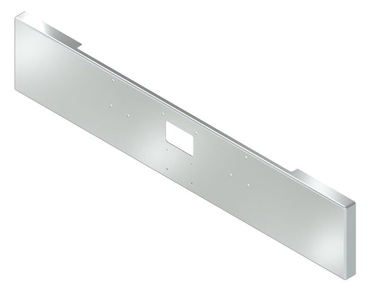 BUMPER FOR PETERBILT 379, 378, 357 1987-2007 18" BOXED END CHROME WITH TOW HOLE AND LICENSE PLATE HOLES