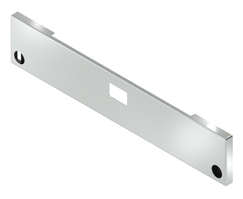 BUMPER FOR PETERBILT 379, 378, 357 1987-2007 18" BOXED END CHROME WITH TOW HOLE AND 2 HOLES FOR 4" LIGHTS