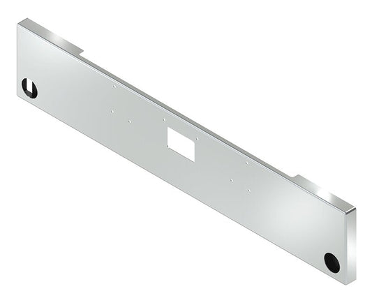 BUMPER FOR PETERBILT 379, 378, 357 1987-2007 18" BOXED END CHROME WITH TOW HOLE AND 2 HOLES FOR 4" LIGHTS