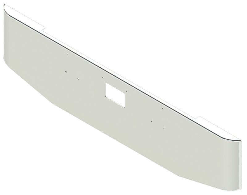 BUMPER FOR PETERBILT 379, 378, 357 1987-2007 22" TAPER HAND FORM CHROME WITH TOW HOLE