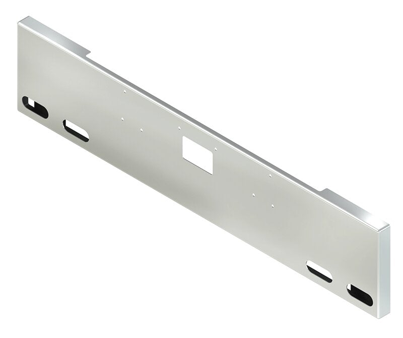 BUMPER FOR PETERBILT 379, 378, 357 1987-2007 20" BOXED END CHROME WITH TOW HOLE AND 4 OVAL HOLES