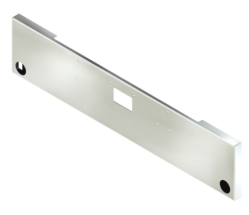 BUMPER FOR PETERBILT 379, 378, 357 1987-2007 20" BOXED END CHROME WITH TOW HOLE AND 2 HOLES FOR 4" LIGHTS