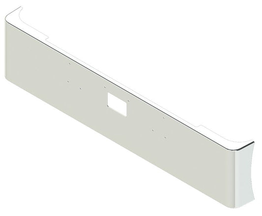 BUMPER FOR PETERBILT 379, 378, 357 1987-2007 20" AMERICAN EAGLE ROLLED END WITH 8" EARS CHROME WITH TOW HOLE