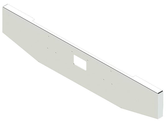BUMPER FOR PETERBILT 379, 378, 357 1987-2007 18" BOXED END TAPER CHROME WITH TOW HOLE