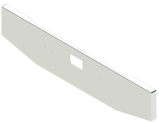 BUMPER FOR PETERBILT 379, 378, 357 1987-2007 20" BOXED END TAPER CHROME WITH TOW HOLE
