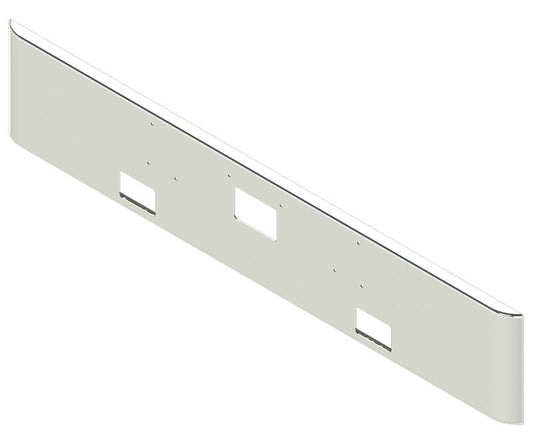 BUMPER FOR PETERBILT 379, 378, 357 1987-2007 18" SQUARE ROLLED END CHROME