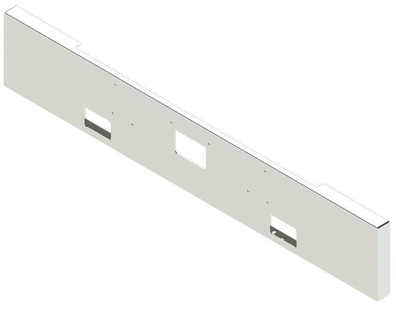 BUMPER FOR PETERBILT 379, 378, 357 1987-2007 16" BOXED END CHROME