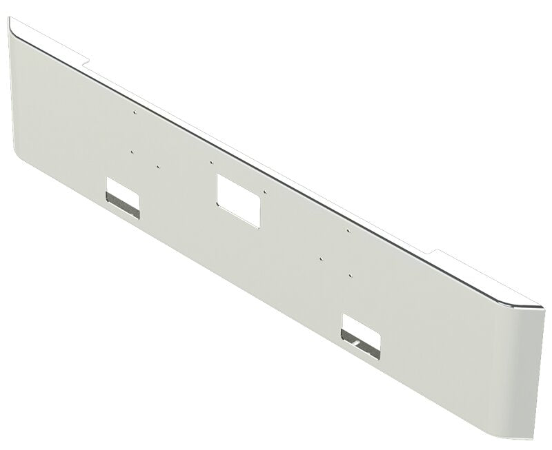 BUMPER FOR PETERBILT 379, 378, 357 1987-2007 20" SQUARE ROLLED END CHROME