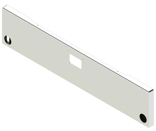 BUMPER FOR PETERBILT 379, 378, 357 1987-2007 20" BOXED END STAINLESS STEEL WITH 379 STYLE LICENCE PLATE HANGER BOLTS & TOW HOLE & NO MOUNTING HOLES AND 2 HOLES FOR 4" LIGHTS, WITH UNIVERSAL BRACKETS THAT FIT CB, CQ, FD, FE ,HA, HC, GO