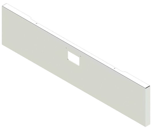 BUMPER FOR PETERBILT 379, 378, 357 1987-2007 22" BOXED END CHROME WITH 379 STYLE LICENCE PLATE HANGER BOLTS & TOW HOLE & NO MOUNTING HOLES AND WITH UNIVERSAL BRACKETS THAT FIT CB, CQ, FD, FE ,HA, HC, GO