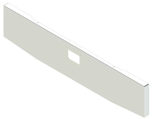 BUMPER FOR PETERBILT 379, 378, 357 1987-2007 WITH 379 STYLE LICENCE PLATE HANGER BOLTS & TOW HOLE & NO MOUNTING HOLES AND WITH UNIVERSAL BRACKETS THAT FIT CB, CQ, FD, FE ,HA, HC, GO