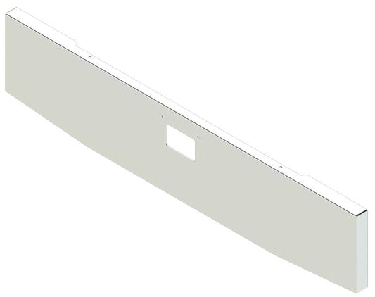 BUMPER FOR PETERBILT 379, 378, 357 1987-2007 WITH 379 STYLE LICENCE PLATE HANGER BOLTS & TOW HOLE & NO MOUNTING HOLES AND WITH UNIVERSAL BRACKETS THAT FIT CB, CQ, FD, FE ,HA, HC, GO