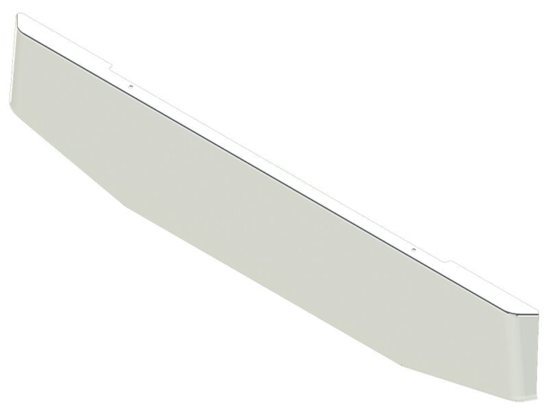 BUMPER FOR PETERBILT 379, 378, 357 1987-2007 18" TAPER HAND FORM CHROME WITH NO MOUNTING HOLES AND WITH UNIVERSAL BRACKETS THAT FIT CB, CQ, FD, FE ,HA, HC, GO