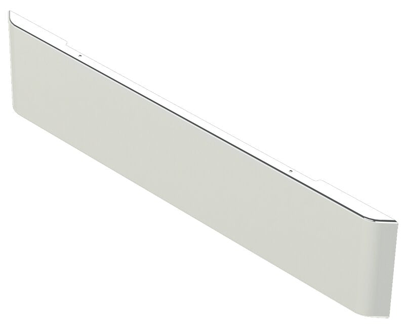 BUMPER FOR PETERBILT 379, 378, 357 1987-2007 20" SQUARE ROLLED END CHROME WITH NO MOUNTING HOLES AND WITH UNIVERSAL BRACKETS THAT FIT CB, CQ, FD, FE ,HA, HC, GO